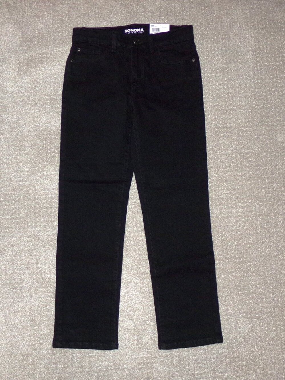 SONOMA GOODS FOR LIFE STRAIGHT FIT FLEX WEAR DENIM JEANS SZ 12